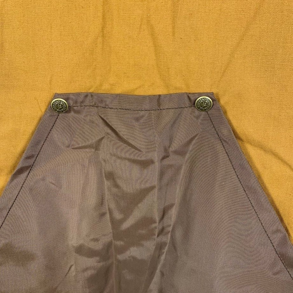 Vtg Blue Bill Canvas Hunting Vest Brown Zip Front Utility Cargo Pockets Men's XL - Picture 6 of 8